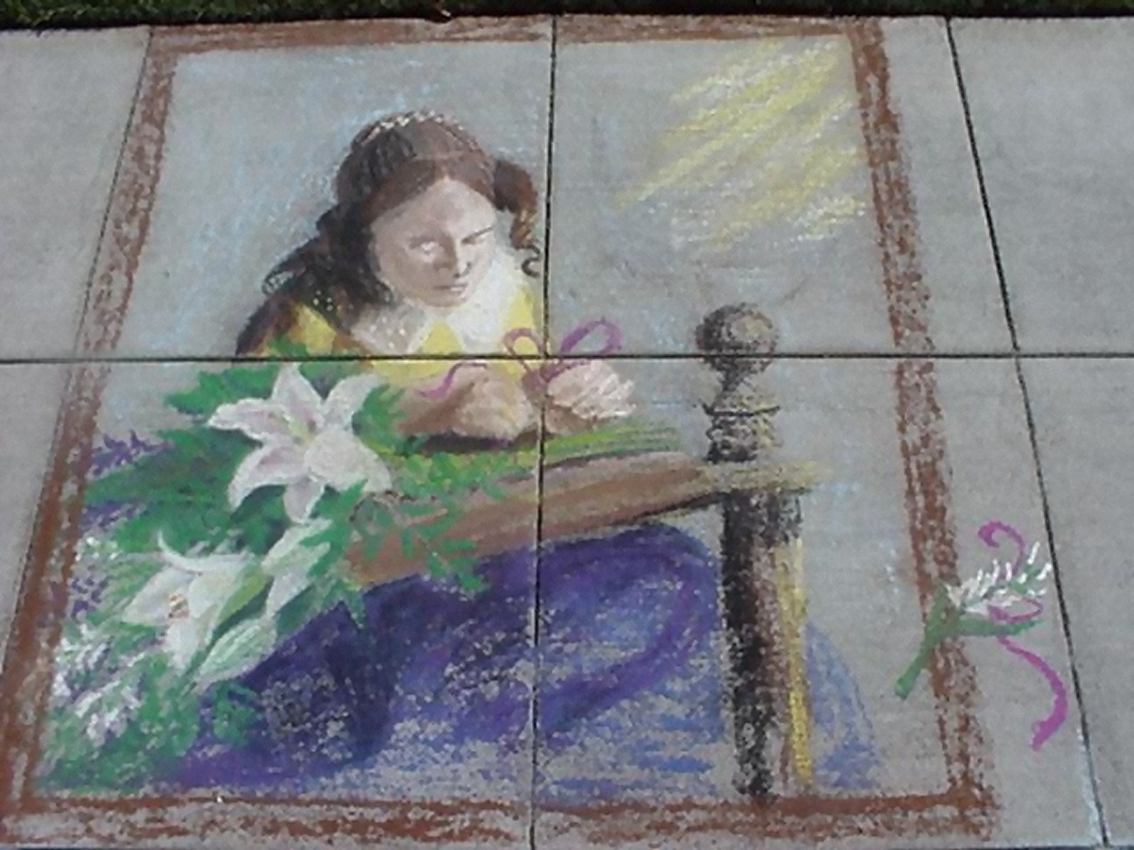 2002: the Lacemaker...with flowers instead