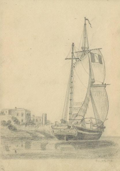 sketch 20 : ship 'Lillie' 