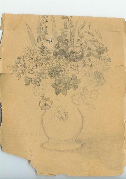 sketch 42 : flower vase 