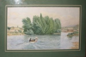 painting: Boating Scene
